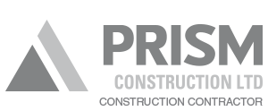 Prism Construction Contractor Logo