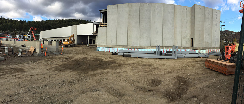 Kamloops property – tilt-up concrete installation