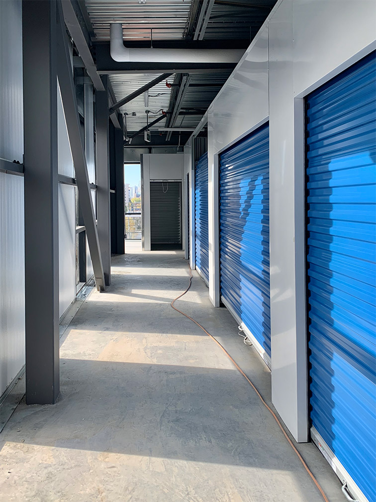 Pender property – fourth floor blue storage lockers